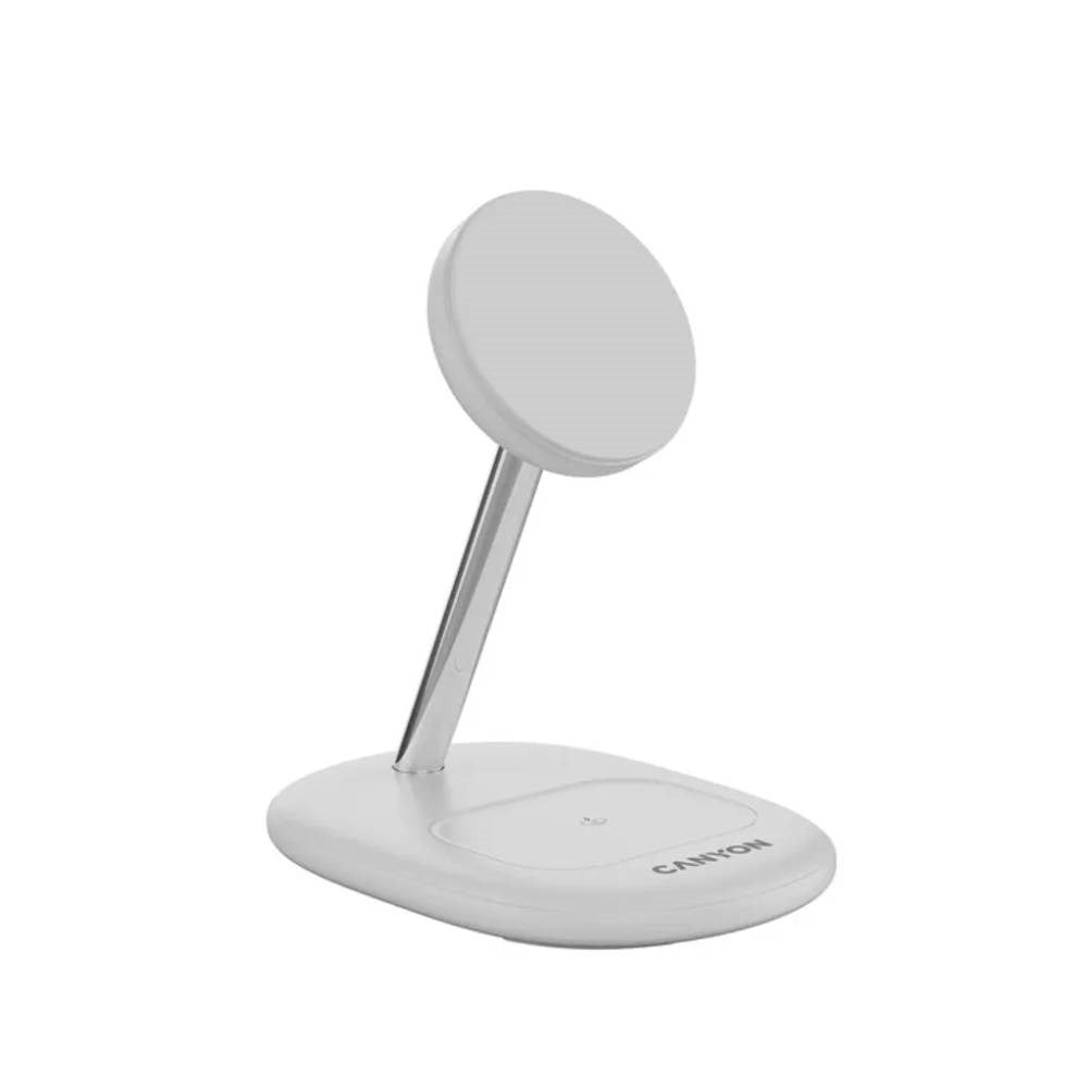 Canyon 15W Qi2 Trådløs Oplader - MagSafe Kompatibel - Hvid