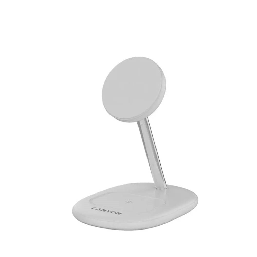 Canyon 15W Qi2 Trådløs Oplader - MagSafe Kompatibel - Hvid