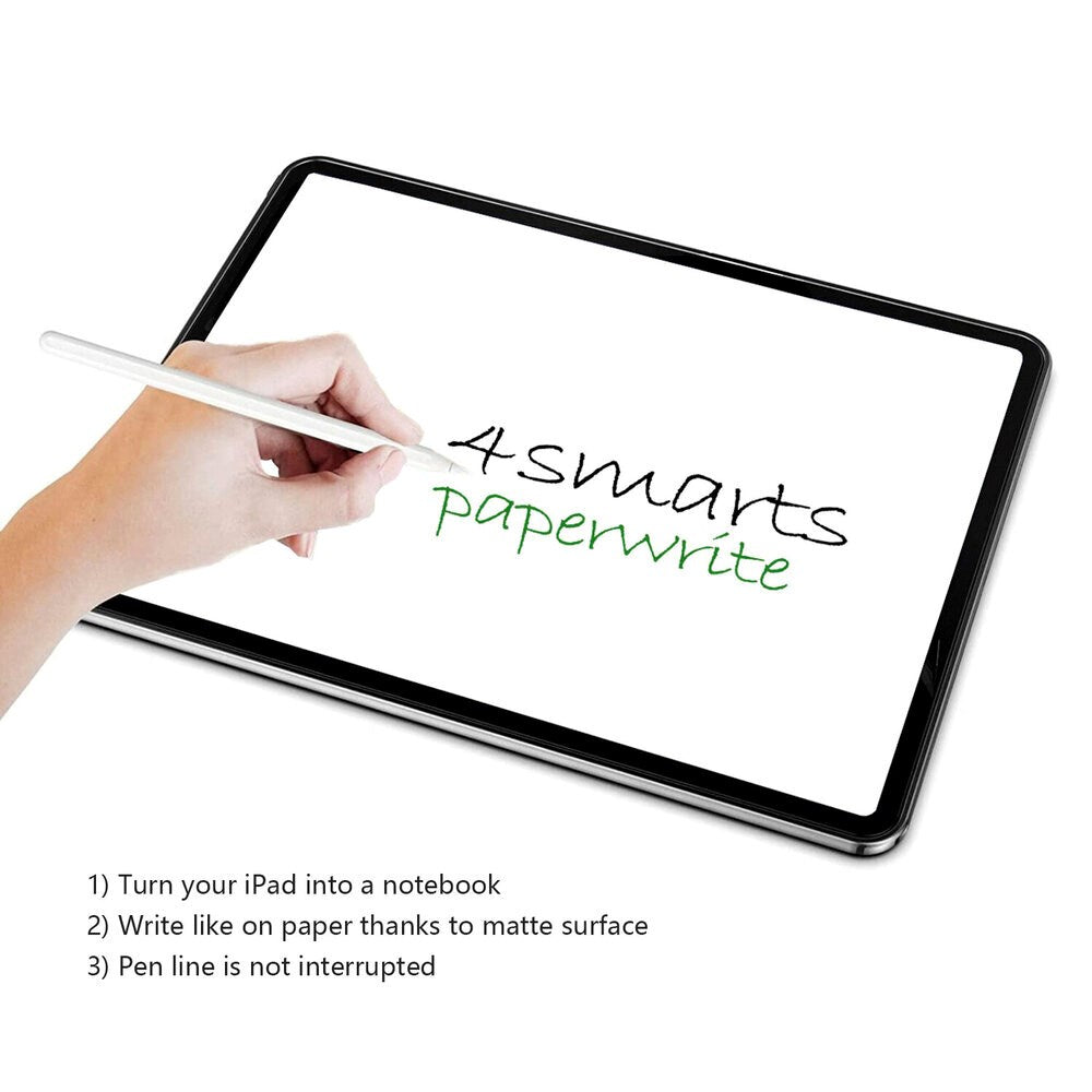 iPad 11" (2025) / 10.9" (2024/2022) 4smarts Paperwrite Skærmbeskyttelse - Gennemsigtig