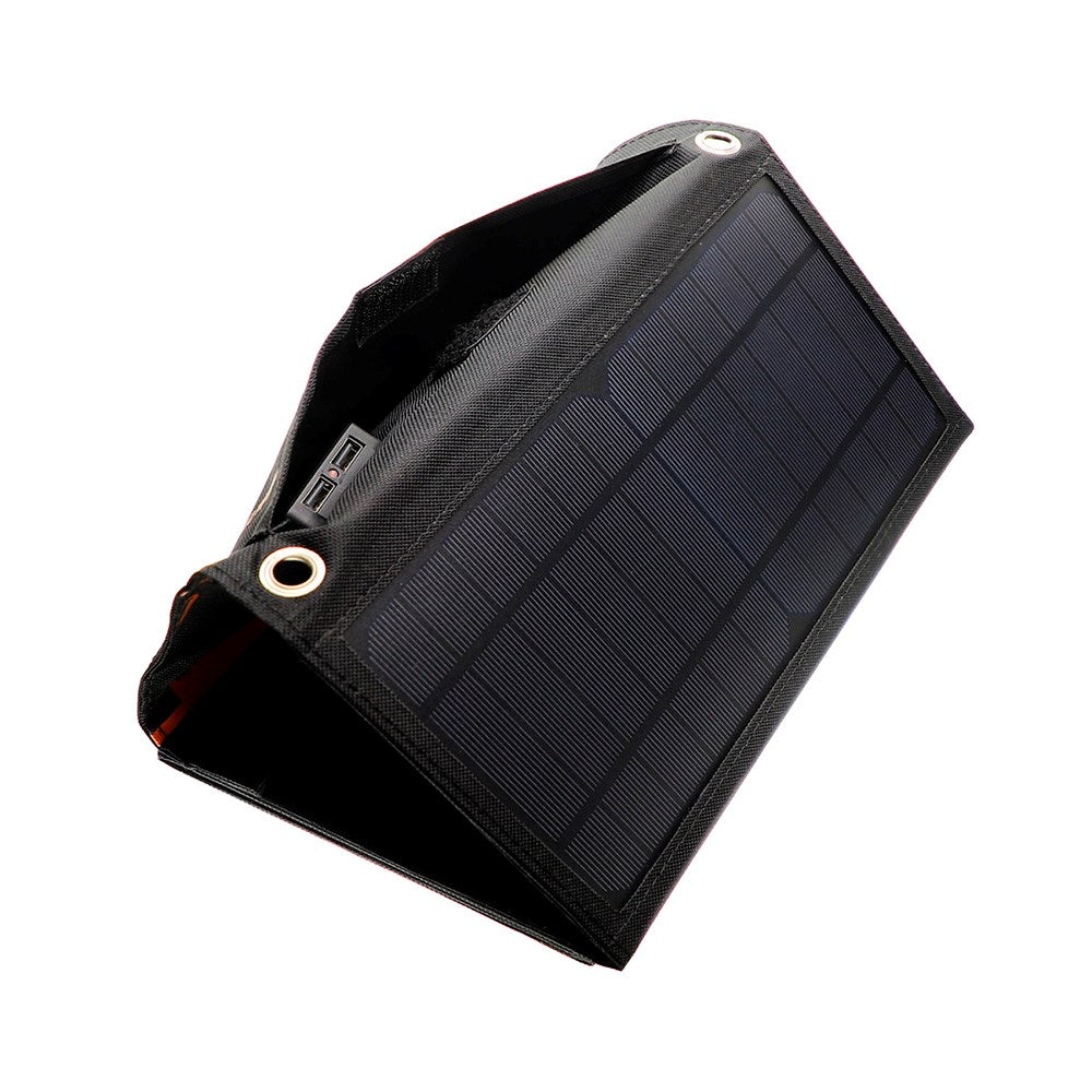 4smarts VoltSolar Solar Lader 21W - 2 x USB-A - Sort
