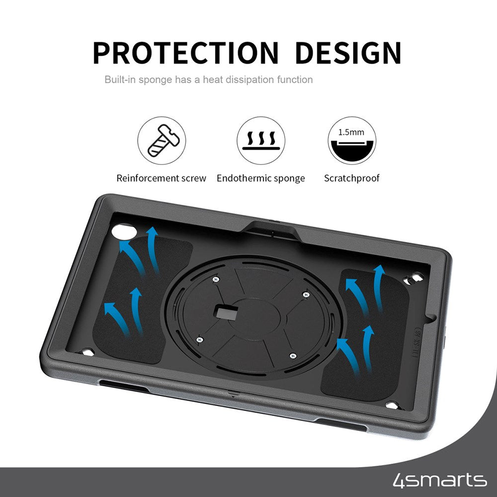 4smarts Robust nettbrettetui GRIP til Samsung Galaxy Tab A9 - Svart