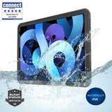 iPad 11" (2025) / iPad 10.9" (2024/2022) 4smarts Active Pro Rugged Case Stark - Vanntett deksel - Svart
