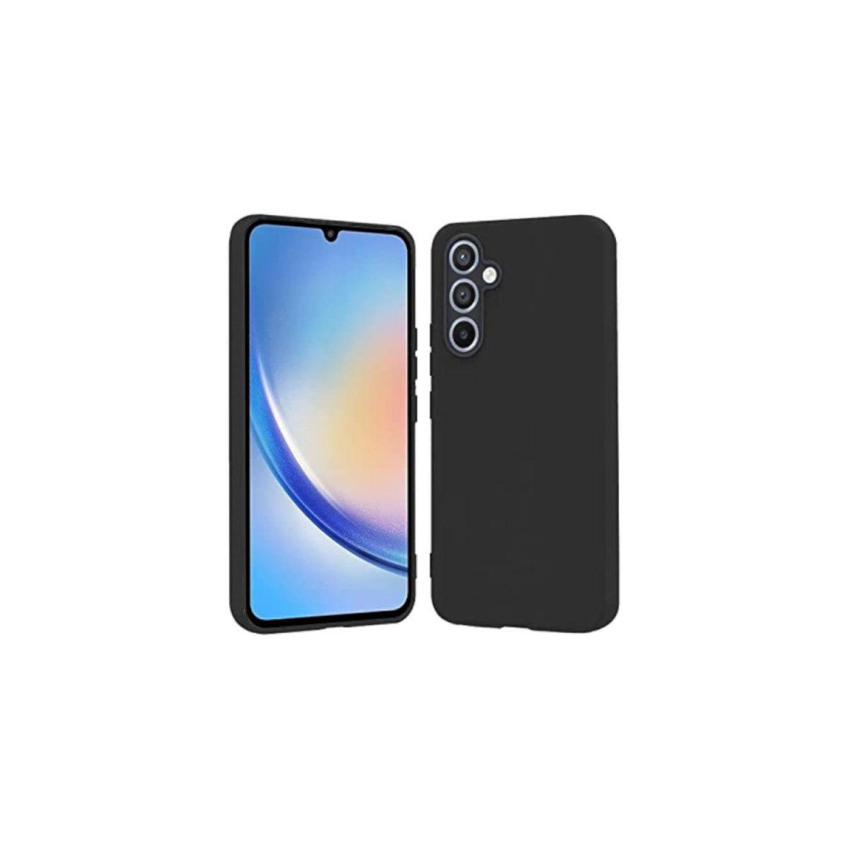 Samsung Galaxy A24 4Smarts flytende silikonetui CUPERTINO - Svart