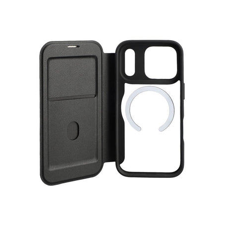 4smarts iPhone 17 Pro Urban Pro Cover - MagSafe Kompatibel - Gennemsigtig / Sort