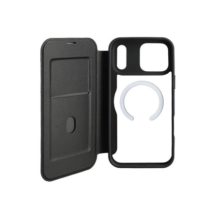 4smarts iPhone 17 Pro Max Urban Pro Cover - MagSafe Kompatibel - Gennemsigtig / Sort