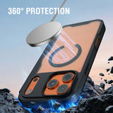 4smarts iPhone 17 Pro Max Urban Pro Cover - MagSafe Kompatibel - Gennemsigtig / Sort