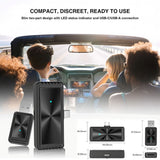 4Smarts Trådløs Adapter m. Skærmdublering - Apple CarPlay & Android Auto - Sort