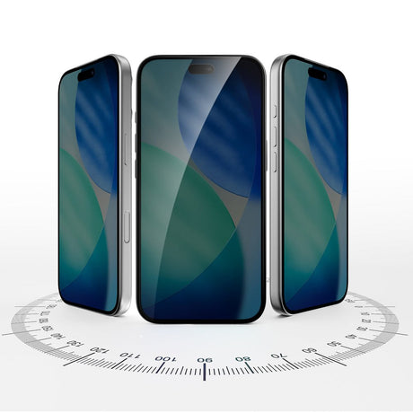 iPhone 18 Pro Max 4Smarts Second Glass Skærmbeskyttelse m. Rengøringssæt & Monteringsramme - Privacy Funktion - Gennemsigtig