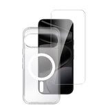 Google Pixel 11 / 11 Pro / 10 / 10 Pro / 9 / 9 Pro 4Smarts 360° Protection Set m. Bagside Cover & Skærmbeskyttelse - Qi2 Kompatibel - Gennemsigtig
