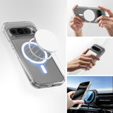 Google Pixel 11 / 11 Pro / 10 / 10 Pro / 9 / 9 Pro 4Smarts 360° Protection Set m. Bagside Cover & Skærmbeskyttelse - Qi2 Kompatibel - Gennemsigtig