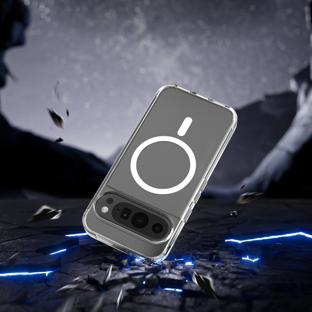 Google Pixel 11 / 11 Pro / 10 / 10 Pro / 9 / 9 Pro 4Smarts 360° Protection Set m. Bagside Cover & Skærmbeskyttelse - Qi2 Kompatibel - Gennemsigtig