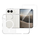 iPhone Duo 4Smarts 360° Protection Set m. Bagside Cover & Skærmbeskyttelse - MagSafe Kompatibel - Gennemsigtig