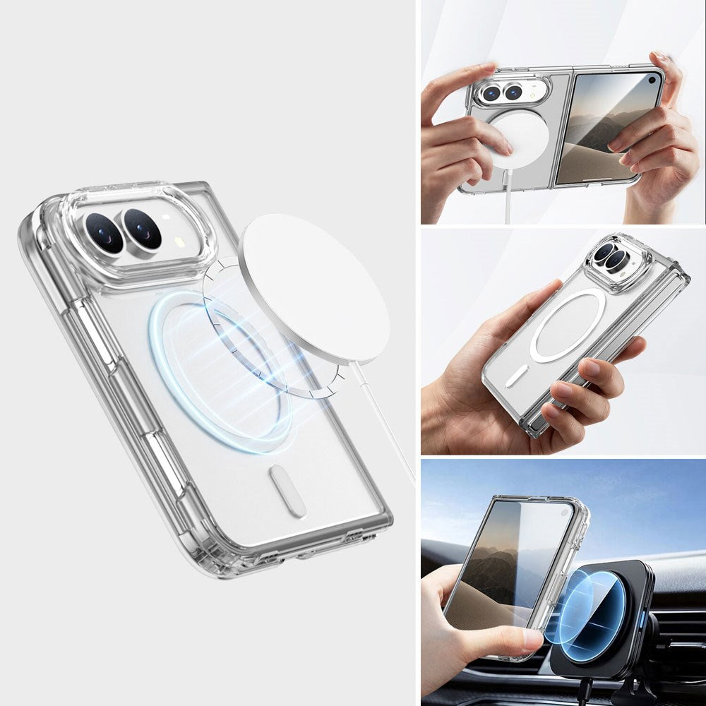 iPhone Duo 4Smarts 360° Protection Set m. Bagside Cover & Skærmbeskyttelse - MagSafe Kompatibel - Gennemsigtig
