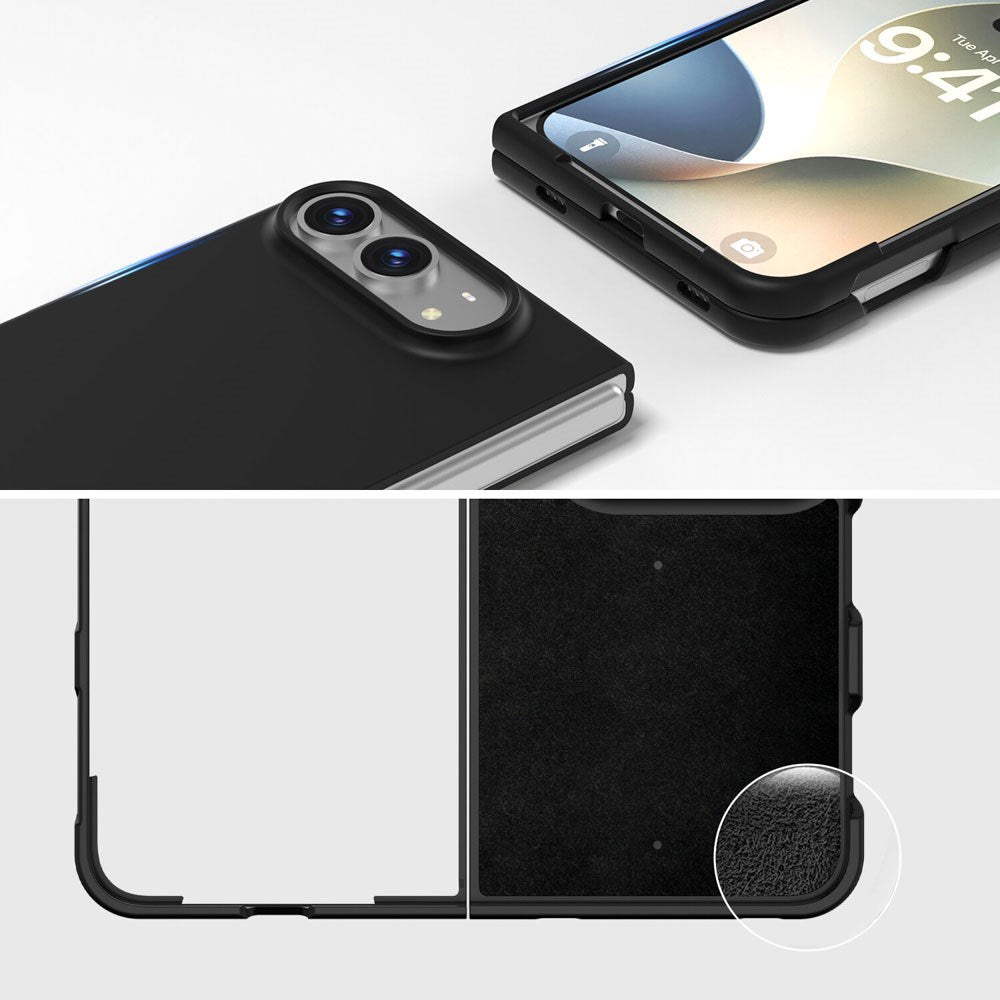 iPhone Duo 4Smarts Silikone Bagside Cover - MagSafe Kompatibel - Sort
