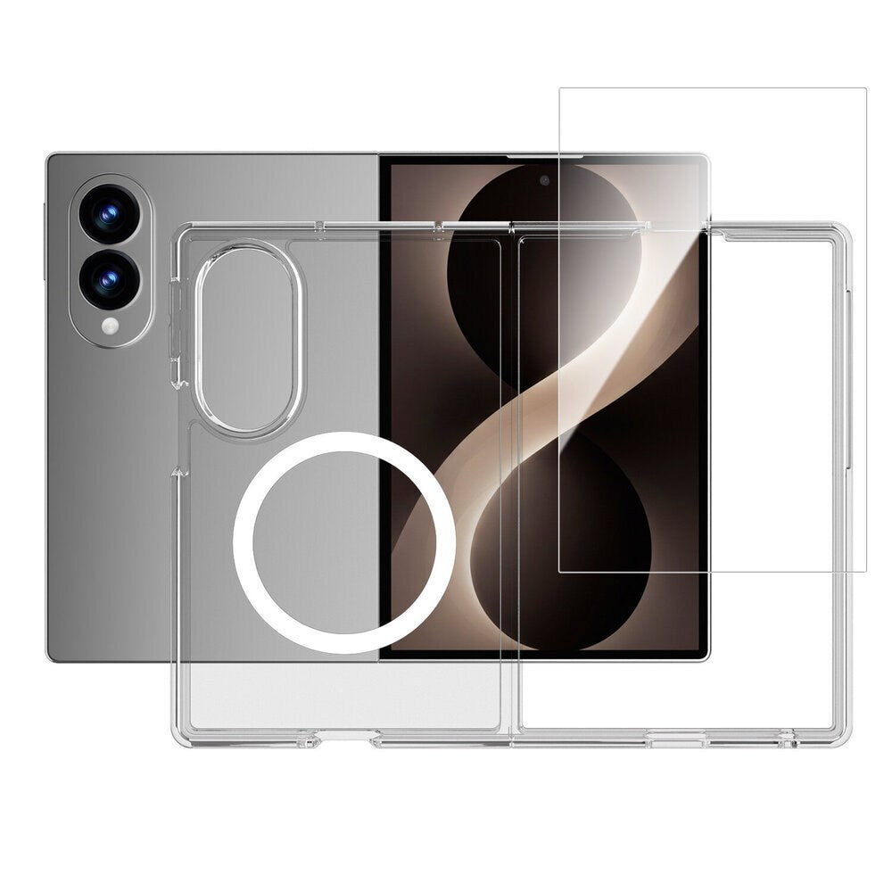Samsung Galaxy Z Fold8 4Smarts 360° Protection Set m. Bagside Cover & Skærmbeskyttelse - Gennemsigtig