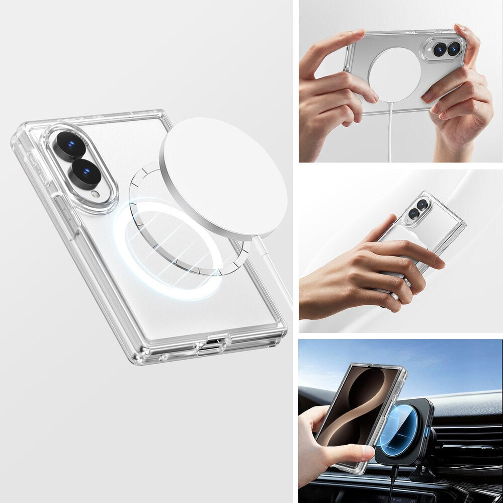 Samsung Galaxy Z Fold8 4Smarts 360° Protection Set m. Bagside Cover & Skærmbeskyttelse - Gennemsigtig
