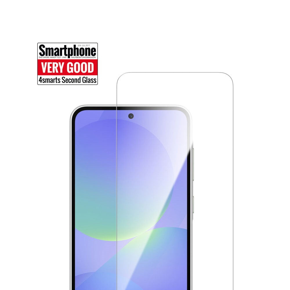Samsung Galaxy A27 4Smarts Second Glass Skærmbeskyttelse m. Rengøringssæt - Gennemsigtig