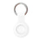 eSTUFF Silikondeksel for AirTag m. Nøkkelring - Hvit