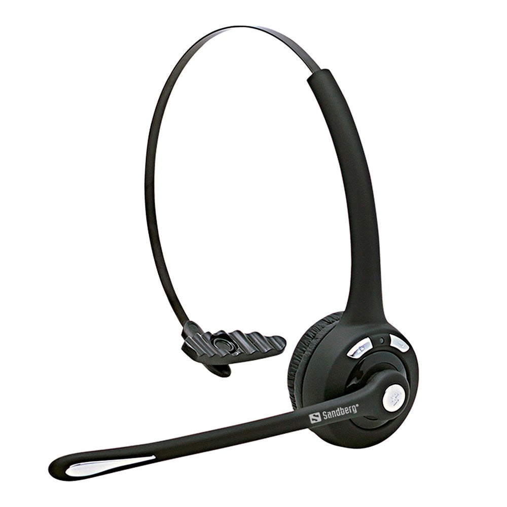 Sandberg Bluetooth Office Headset m. Mikrofon - Svart