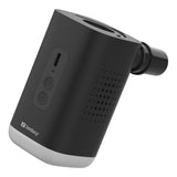 Sandberg Mini luftpumpe m. Lommelykt - Svart