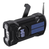 Sandberg Survivor Radio - 5000mAh Solar PowerBank m. Nødradio og lommelykt - Svart
