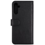 Essentials Samsung Galaxy A14 5G Kunst Læder Flip Cover 2 i 1 m. Kortholder - Sort