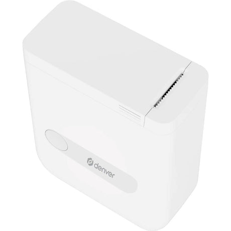 Denver MBP-16 Mini Bluetooth Termisk Printer inkl. 4x Termisk Klistermærkepapir - Hvid