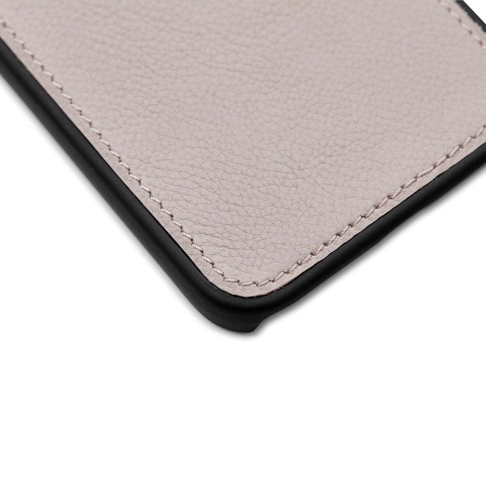 Trunk iPhone 12 Mini Ægte Læder Cover - 2-i-1 Design - Lyserød