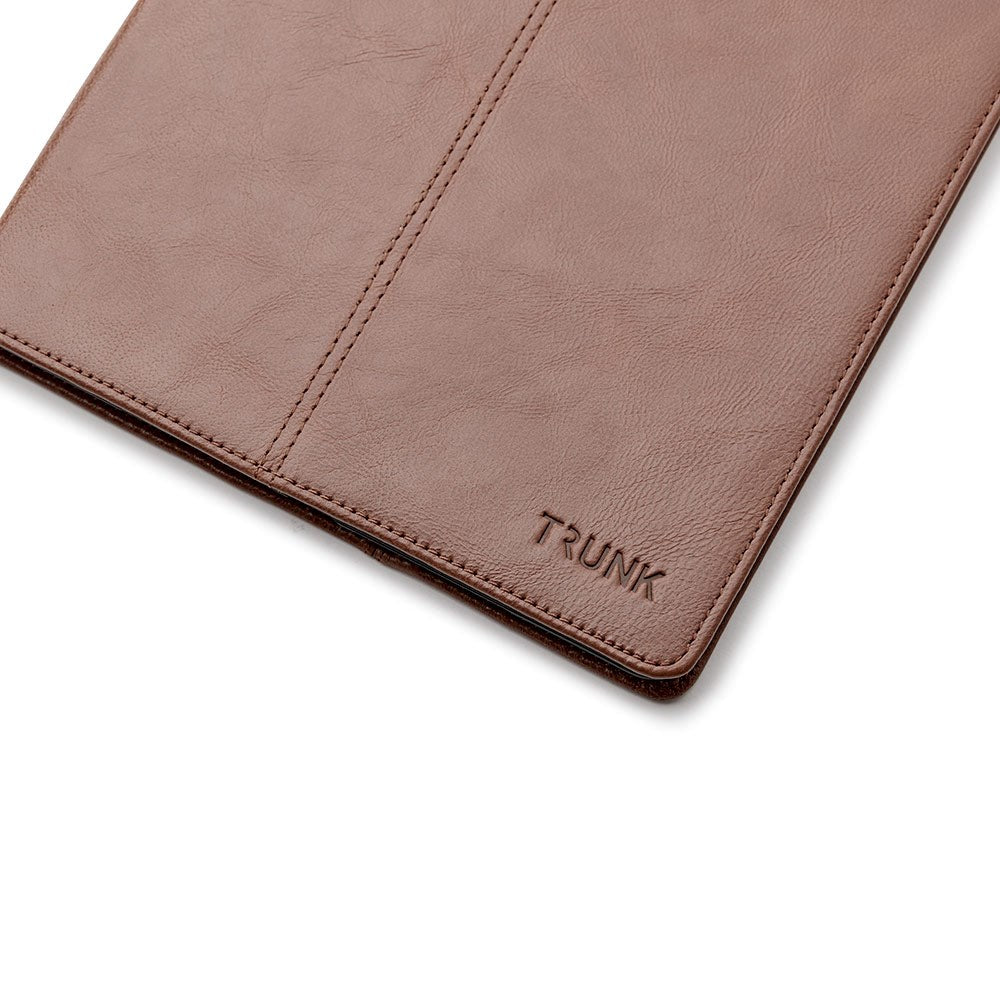 Trunk iPad 10.2 (2021 / 2020 / 2019) / Air 10.5 (2019) Flip-deksel i ekte skinn - brun
