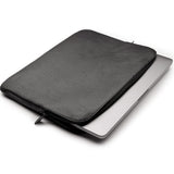 Trunk Vegan Leather Sleeve for Laptop 13" (30,5 x 22 x 2 cm) - Svart epleskall