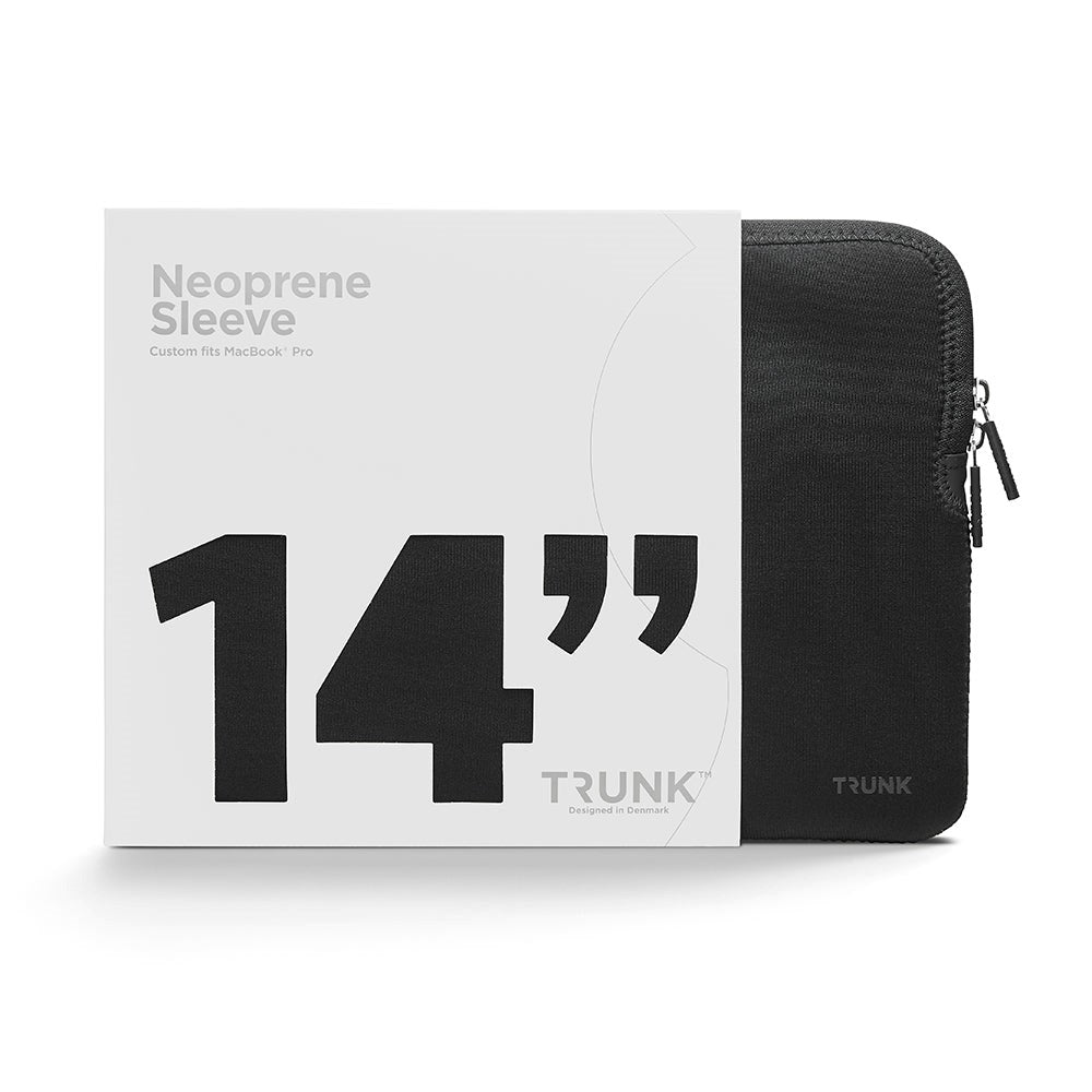 Trunk Neopren Sleeve for Laptop 14" (32,8 x 23,5 x 2 cm) - Svart