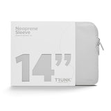 Trunk Neopren Sleeve for Laptop 14" (32,8 x 23,5 x 2 cm) - Silver Cloud