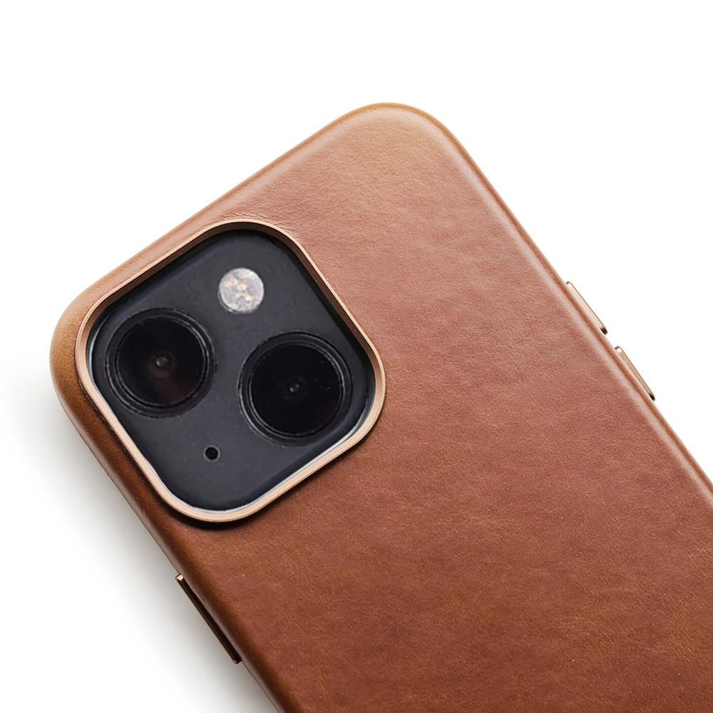 iPhone 13 Trunk ekte skinn bakdeksel - brun