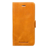 iPhone 8 Plus / 7 Plus / 6 Plus - dbramante1928 Lynge 2-i-1 Ægte Læder Flip Cover - Tan