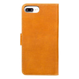 iPhone 8 Plus / 7 Plus / 6 Plus - dbramante1928 Lynge 2-i-1 Ægte Læder Flip Cover - Tan