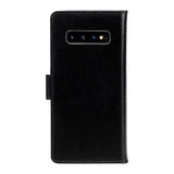 Samsung Galaxy S10+ (Plus) - dbramante1928 Lynge 2-i-1 Ægte Læder Flip Cover - Black