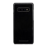 Samsung Galaxy S10+ (Plus) - dbramante1928 Lynge 2-i-1 Ægte Læder Flip Cover - Black