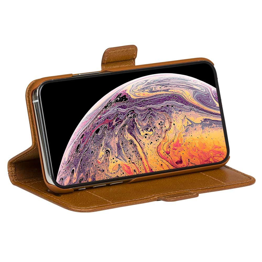 iPhone SE (2022/2020)/8/7/6/6s dbramante1928 Copenhagen Slim Leather Cover m. Lommebok - Brun