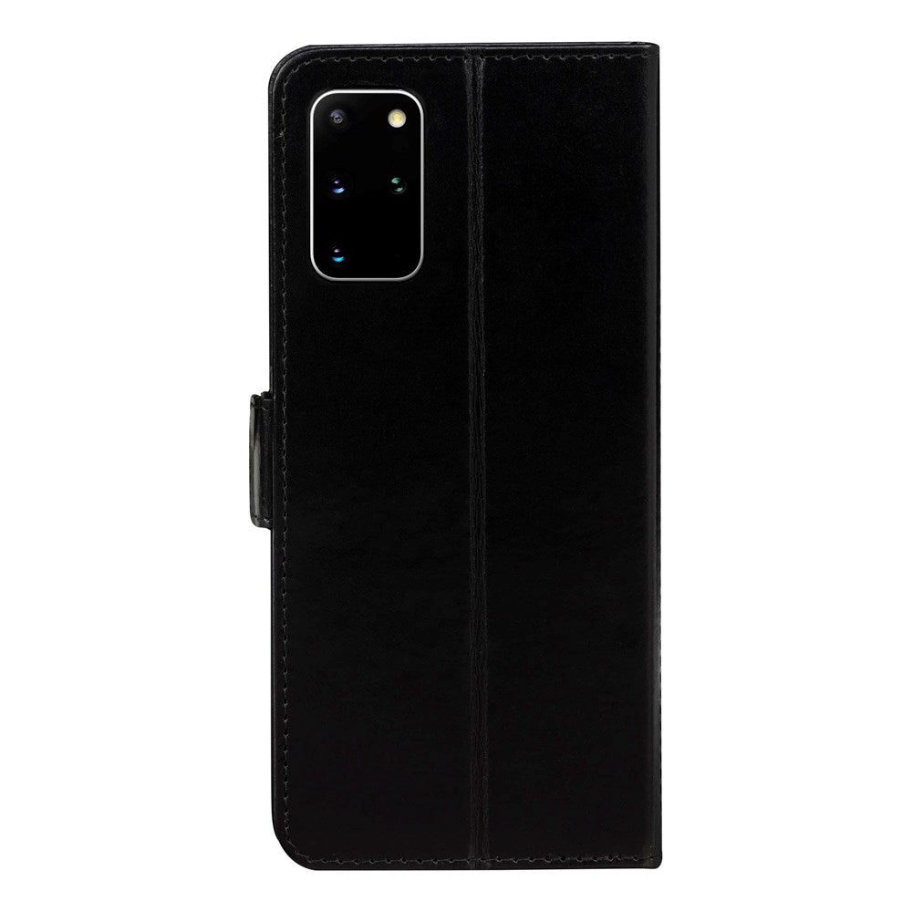 Samsung Galaxy S20+ (Plus) - dbramante1928 Copenhagen Slim Ægte Læder Flip Cover m. Pung - Black