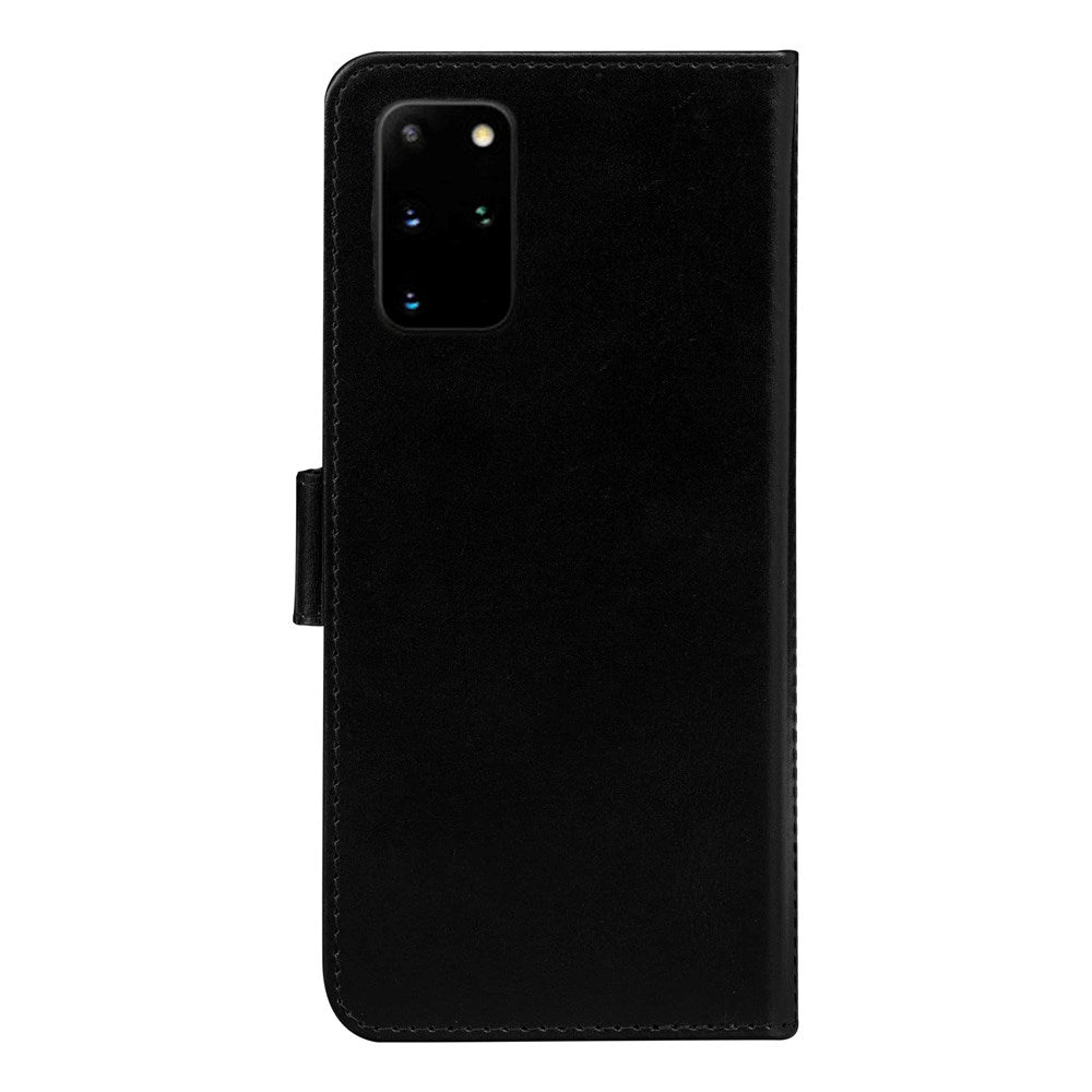 Samsung Galaxy S20+ (Plus) - dbramante1928 Lynge 2-i-1 Ægte Læder Flip Cover - Black