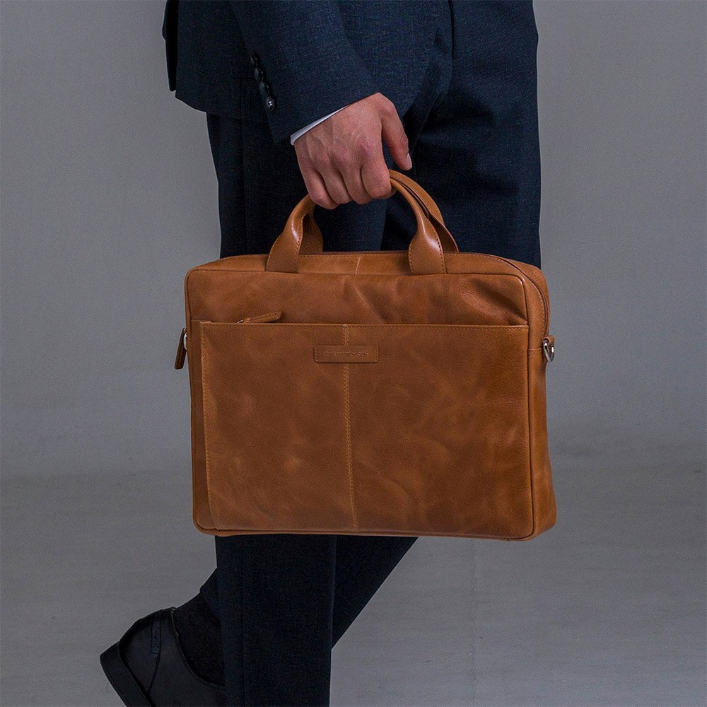 dbramante1928 Amalienborg Business ekte skinn MacBook / Laptop-veske (260 x 360 mm) 2. generasjon - brun