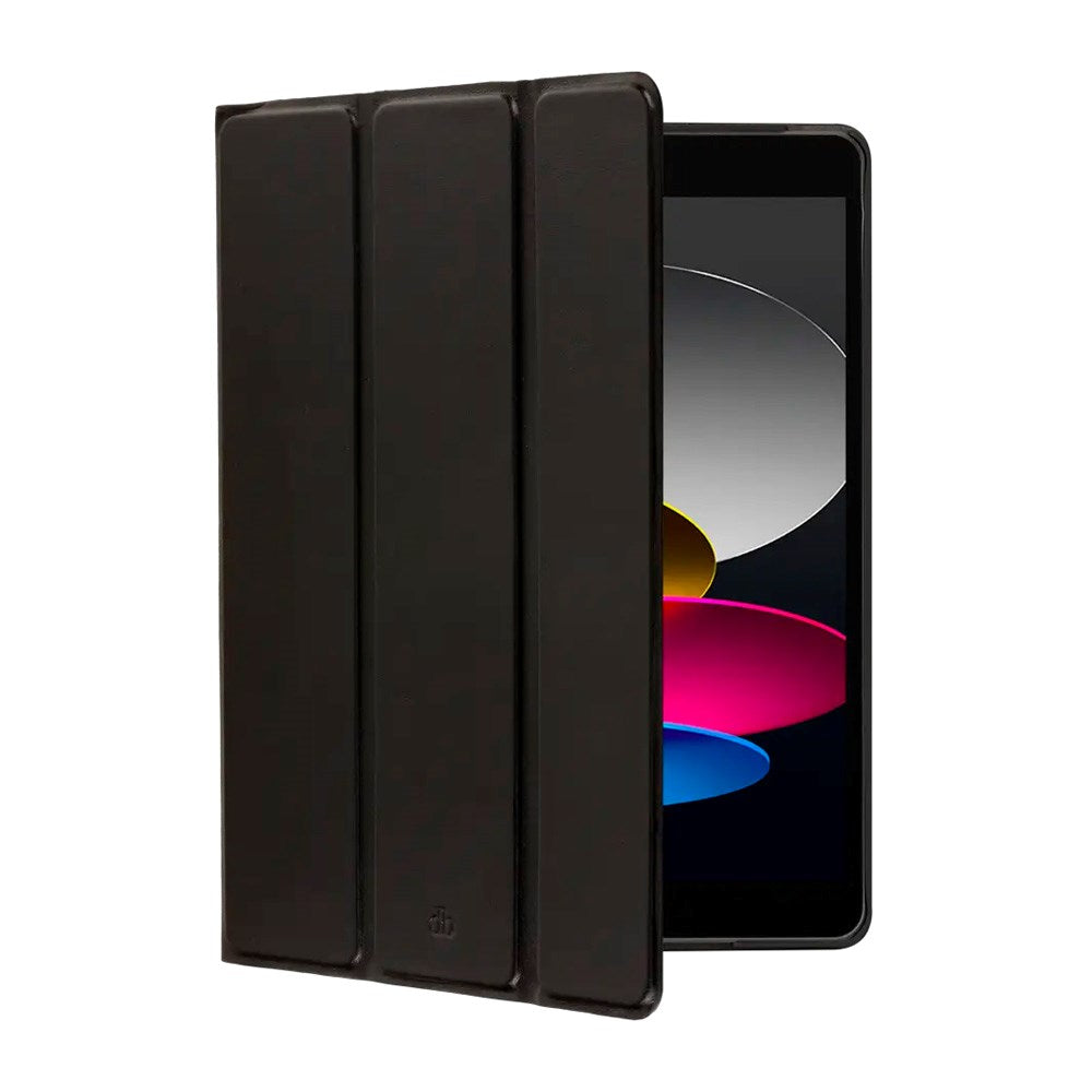 dbramante1928 - iPad 10.2" (2021 / 2020 / 2019) Risskov Ægte Læder Flip Cover - Black