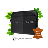 dbramante1928 Skagen Pro+ ekte skinnveske for bærbar PC / MacBook (340 x 240 mm) - CO2-nøytral - Svart