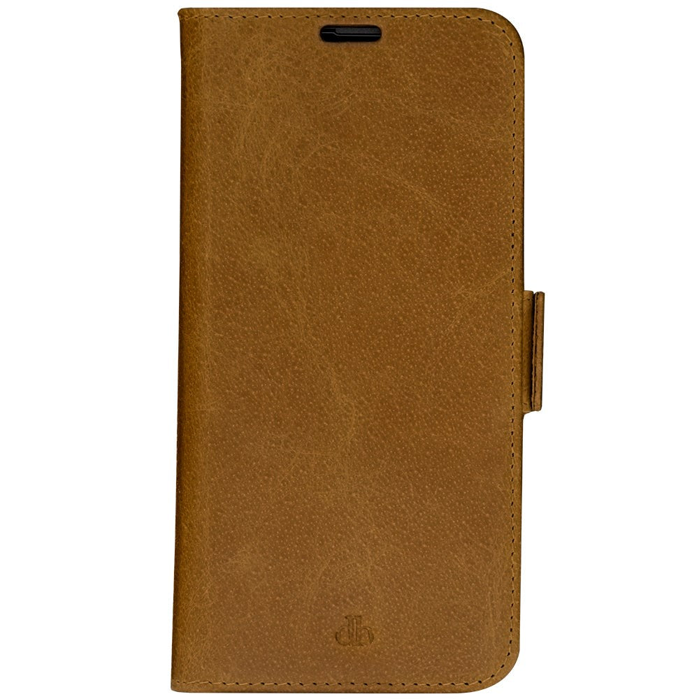 iPhone 14 Pro dbramante1928 Copenhagen Slim Leather Flip Cover m. Lommebok - Tan