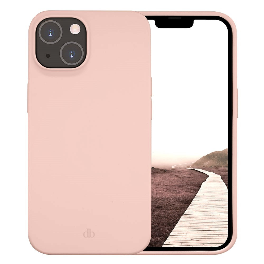 dbramante1928 iPhone 14 Greenland bakdeksel - 100 % resirkulert plast - rosa sand