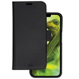 iPhone 14 dbramante1928 Lynge Ægte Læder Magnet Flip Cover - Sort
