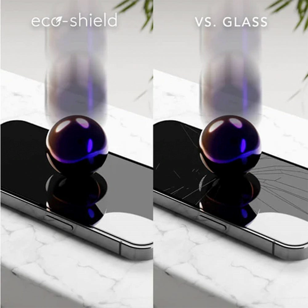 iPhone SE (2022 / 2020) / 8 / 7 / 6s / 6 dbramante1928 Eco-Shield skjermbeskytter m. Installasjonsramme - Black Edge