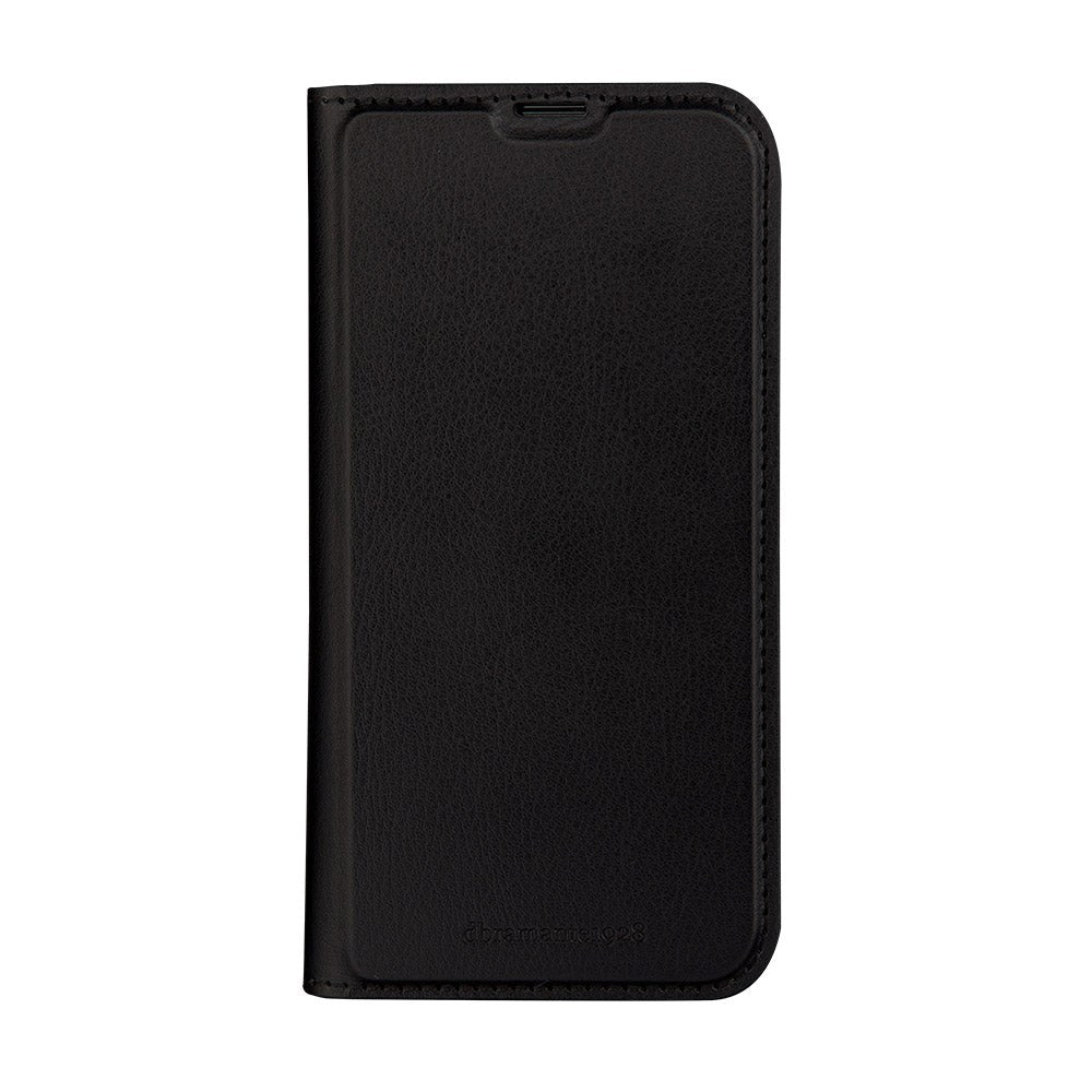 iPhone 15 Pro dbramante1928 Oslo Ultra-Slim Læder Flip Cover m. Pung - Black