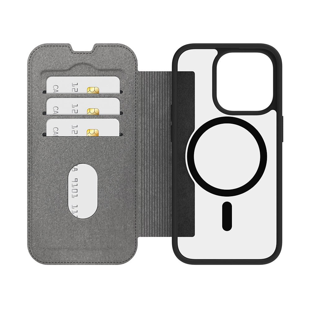 iPhone 15 Pro dbramante1928 Helsinki-deksel - MagSafe-kompatibel - Svart / Gjennomsiktig