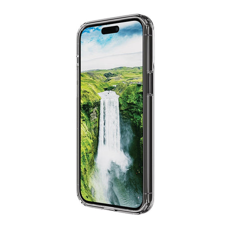 iPhone 15 Pro dbramante1928 Iceland Ultra D3O-deksel - 100 % resirkulert plast - Gjennomsiktig